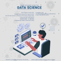 a poster for the data science course