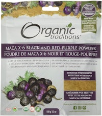 organic traditions maca 6 black and red turmeric powder