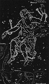 a black and white drawing of a man flying in the sky