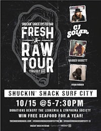 a flyer for the fresh raw tour