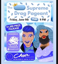 a poster for the supreme drag pantheon