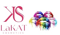 the logo for lakat cosmetics
