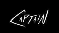 a black background with the word captain written on it