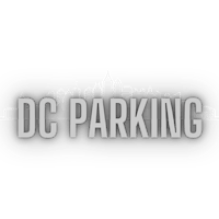 dc parking logo on a black background