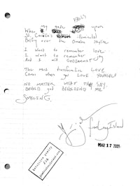 john lennon's handwritten letter to john lennon