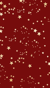 gold stars on a red background