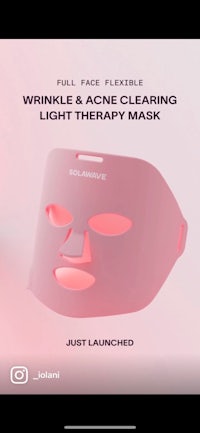 wrinkle and acne clearing light therapy mask- screenshot