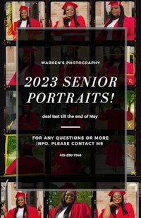 2023 senior portraits by warren photography