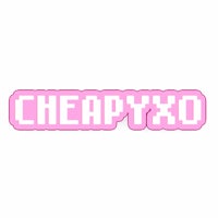 an image of the word cheapyxo on a white background