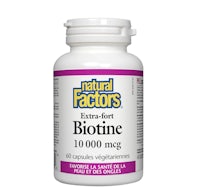 natural factors extra fort biotin 1000 mg