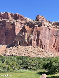 a view of a canyon with a lot of rock formations