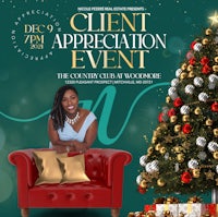a flyer for the client appreciation event at the council club at worcester