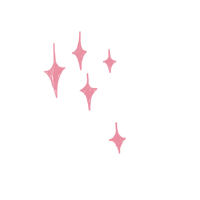 pink stars on a black background