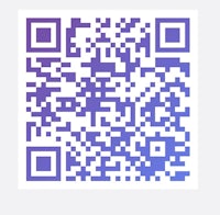 a qr code on a white background