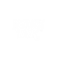 resuse ink logo on a black background