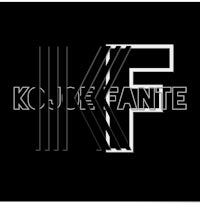 a black and white logo with the word kool fante