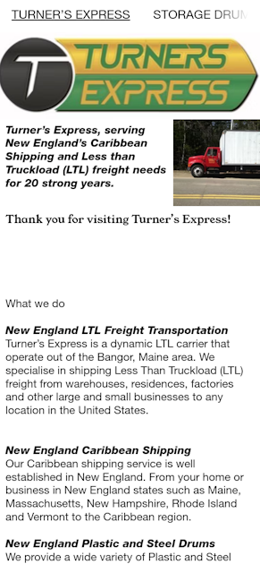 Turner’s Express LTL Freight Shipping