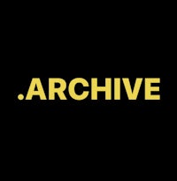 archive logo on a black background