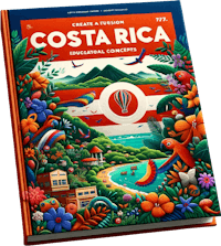 the cover of costa rica's book