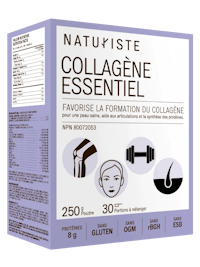 a box of naturiste collagene essential