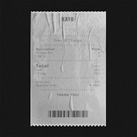 a black and white photo of a receipt for a restaurant