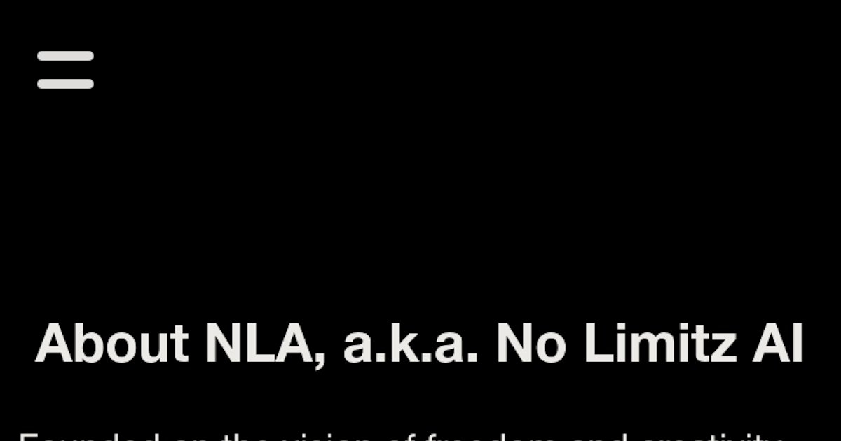 About Us No Limitz Ai About us no limitz ai