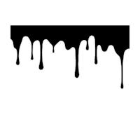 a black and white image of a dripping liquid on a black background