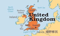 a map showing the location of the united kingdom