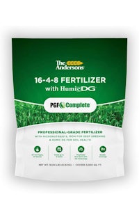 a bag of fertilizer with dcz and humic acid