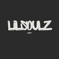 the logo for lissoulz art on a black background