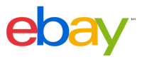 ebay logo on a black background