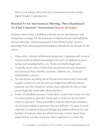 a sheet of paper with the words,'should you have an adolescent meeting, three ado