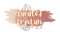 the logo for quary crystals on a black background
