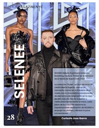 the cover of the fashion magazine selenee