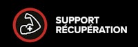 support recuperation logo on a black background