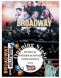 a poster for broadway opening night