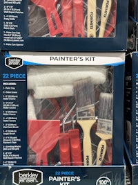 a set of paint brushes in a box
