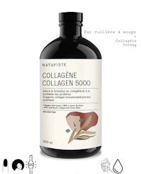 a bottle of collagene collagen 5000