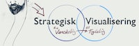 a logo with the words strategik visualisering for visibilitet