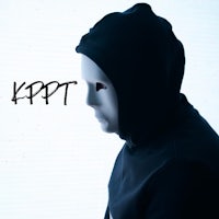 a man in a black hoodie with the word kpt on it