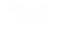 winnie ama logo on a black background