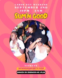 a flyer for a summer good event