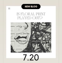new blog is floral print played out?