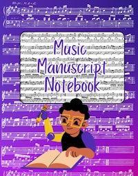 music manuscript notebook