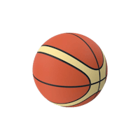 a basketball ball on a black background