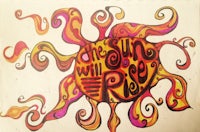 a drawing of a sun with the words'the sun will rise'
