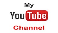 a youtube channel logo with the words'my youtube channel'
