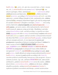 an example of a word document with different words on it