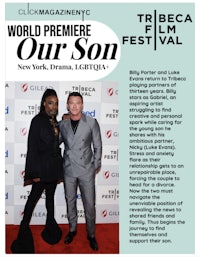 our son at the world premiere festival in new york city