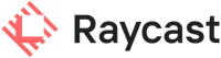 raycast's logo on a black background